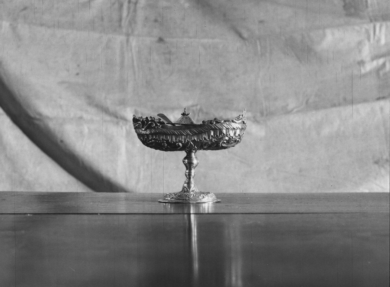 navicella portaincenso, opera isolata - bottega genovese (seconda metà sec. XVIII)