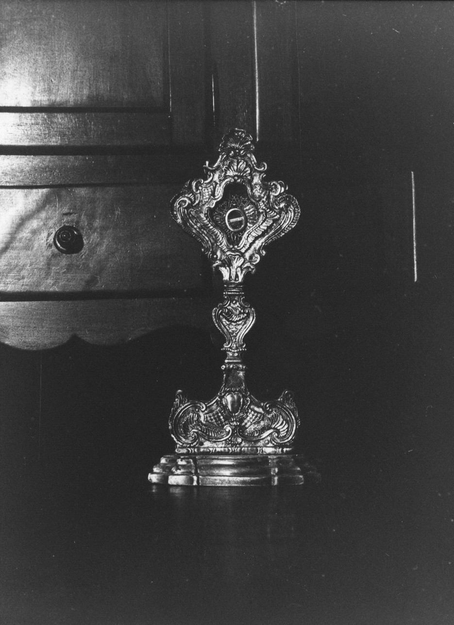 reliquiario - a ostensorio, opera isolata - bottega italiana (sec. XVIII)