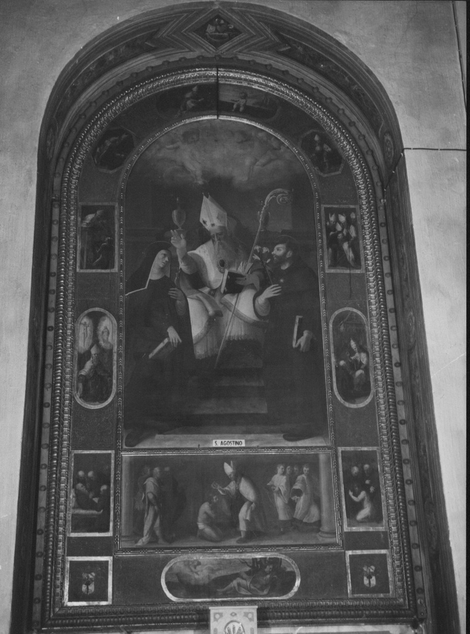 cornice, serie - bottega ligure (fine sec. XVI)