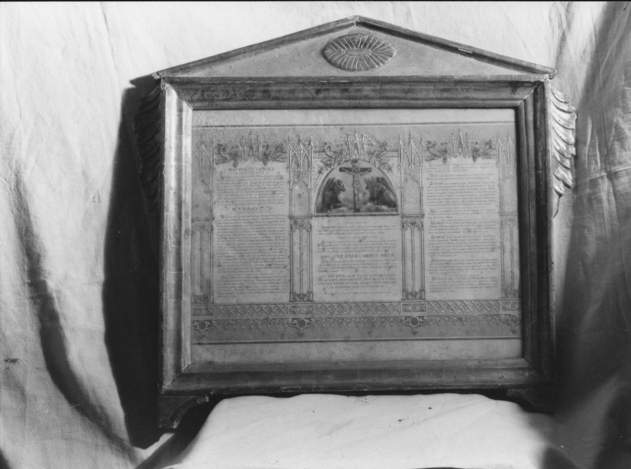 cartagloria, opera isolata - bottega ligure (fine sec. XIX)