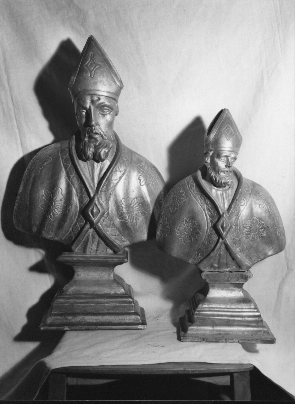 vescovo (scultura, serie) - bottega ligure (prima metà sec. XIX)