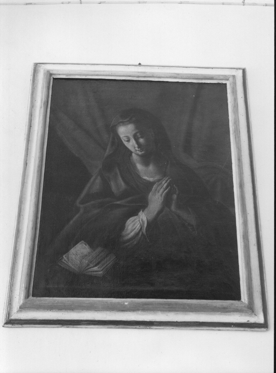 Madonna orante (dipinto, opera isolata) - ambito italiano (sec. XVII)