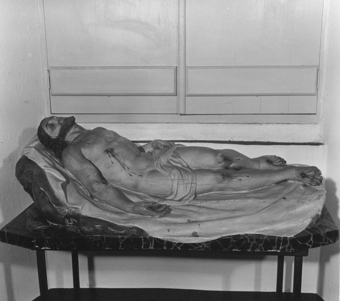 Cristo deposto dalla croce (statua, opera isolata) - bottega ligure (sec. XIX)
