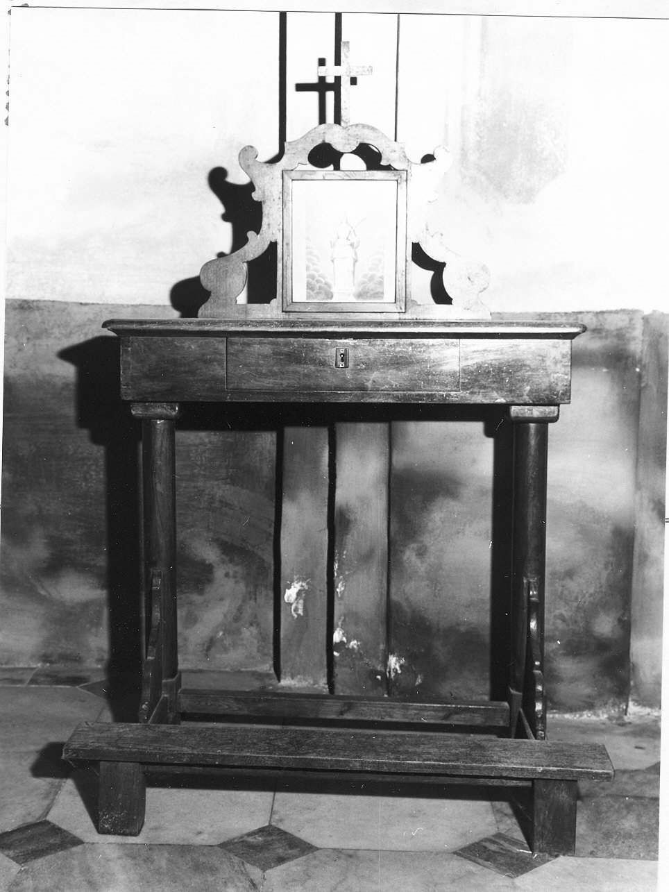 inginocchiatoio, coppia - bottega ligure (sec. XIX)