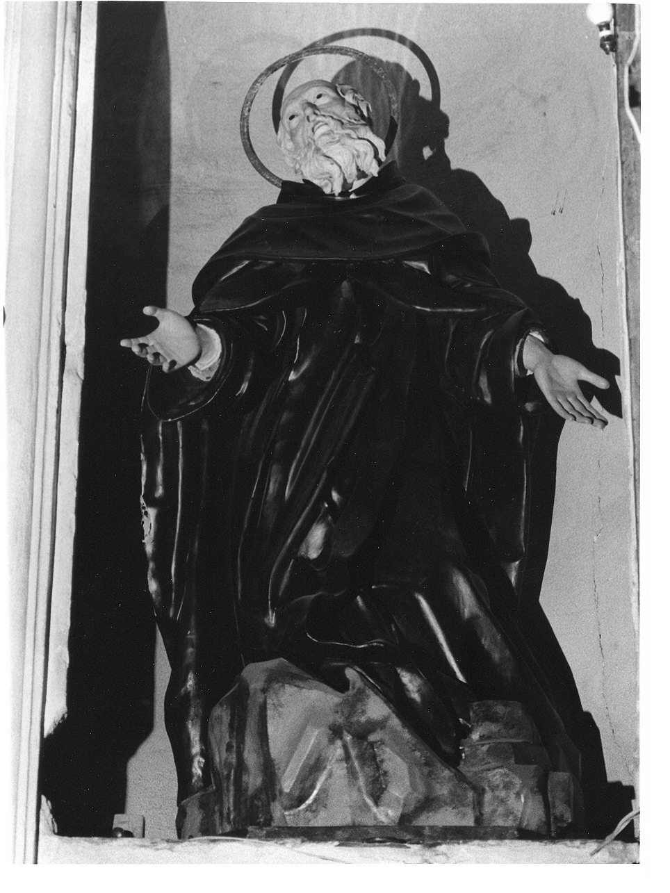 Sant'Antonio Abate (statua, opera isolata) - bottega ligure (fine/inizio secc. XVIII/ XIX)