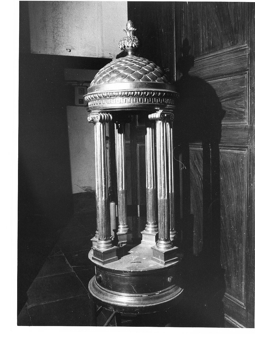 tronetto per esposizione eucaristica, opera isolata - bottega ligure (prima metà sec. XIX)