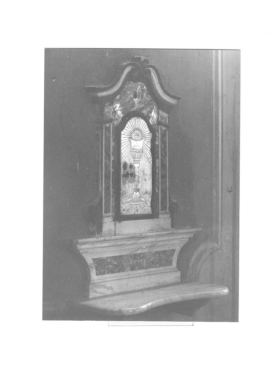 tabernacolo, opera isolata - bottega ligure (sec. XVIII)