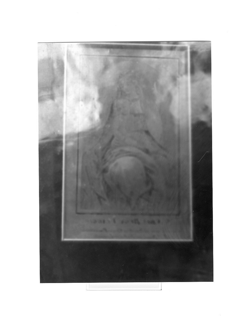 Madonna del Buon Viaggio (lastra, opera isolata) - ambito italiano (sec. XVIII)