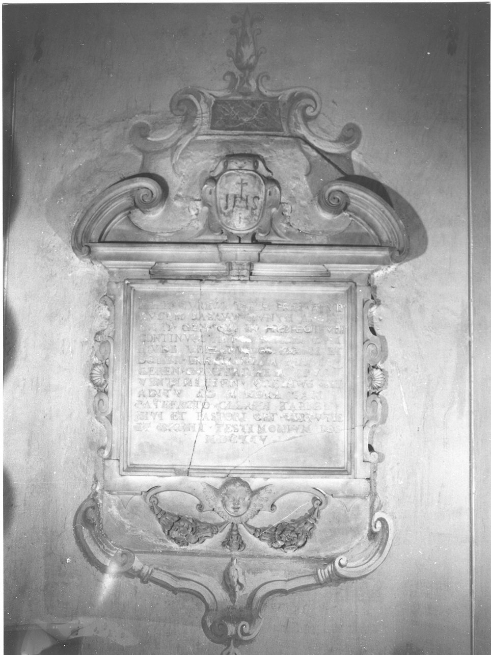 decorazione plastica, elemento d'insieme - bottega italiana (primo quarto sec. XVII)