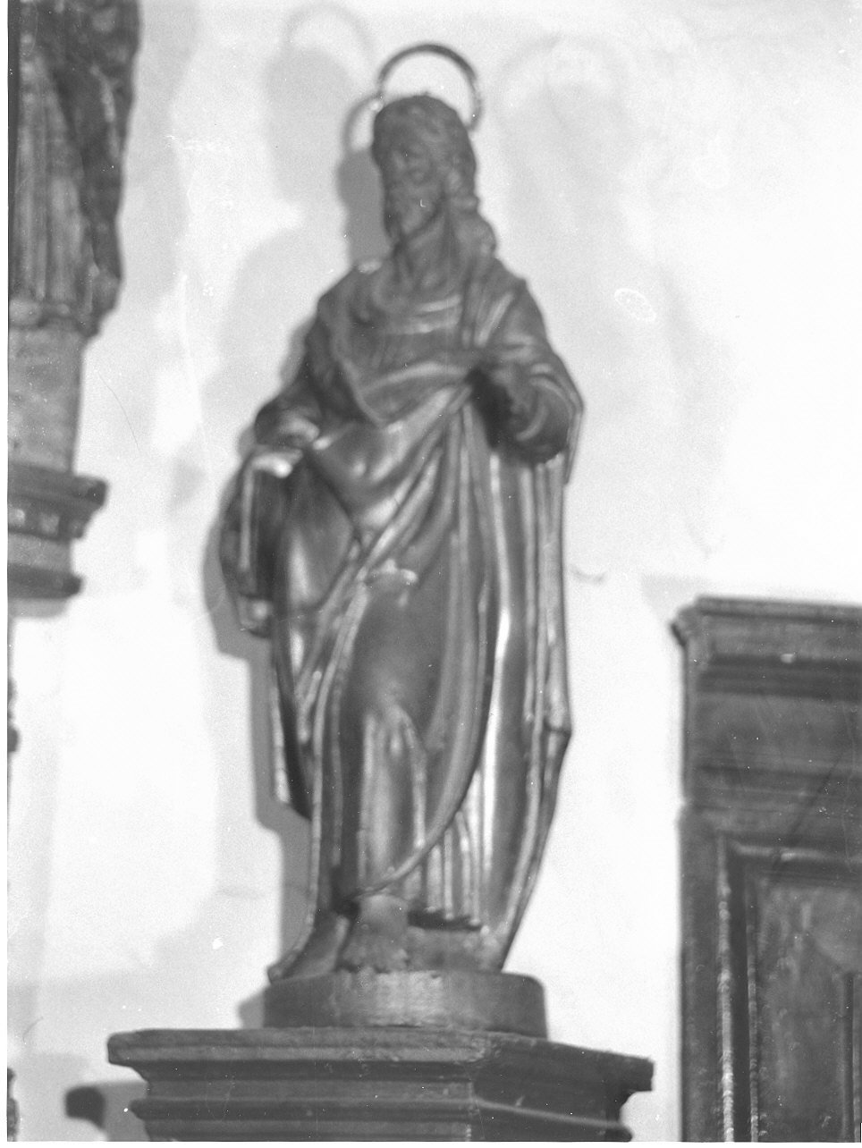 Santo (statuetta, opera isolata) - bottega italiana (inizio sec. XIX)