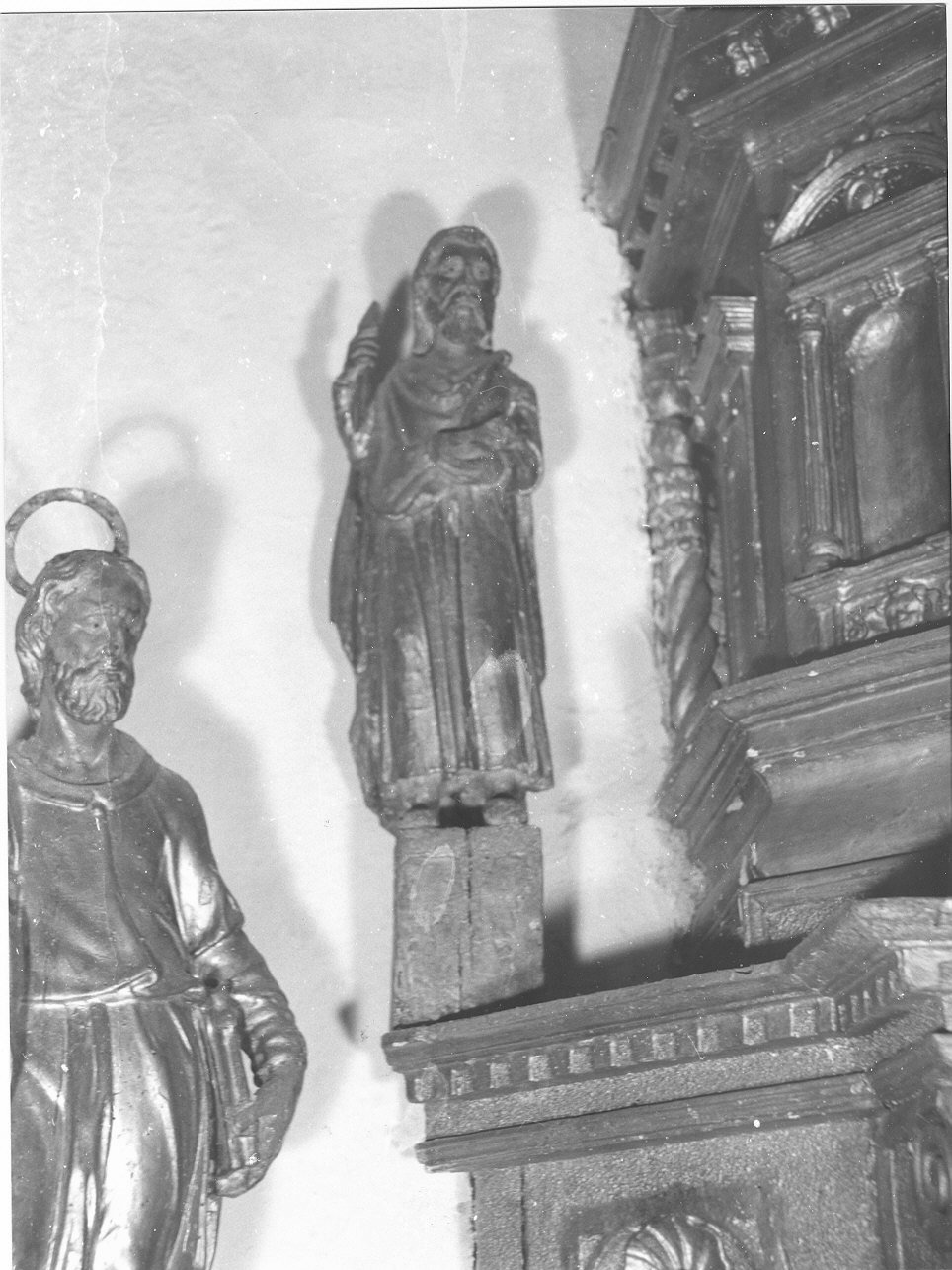 Santo (statuetta, opera isolata) - bottega italiana (inizio sec. XIX)
