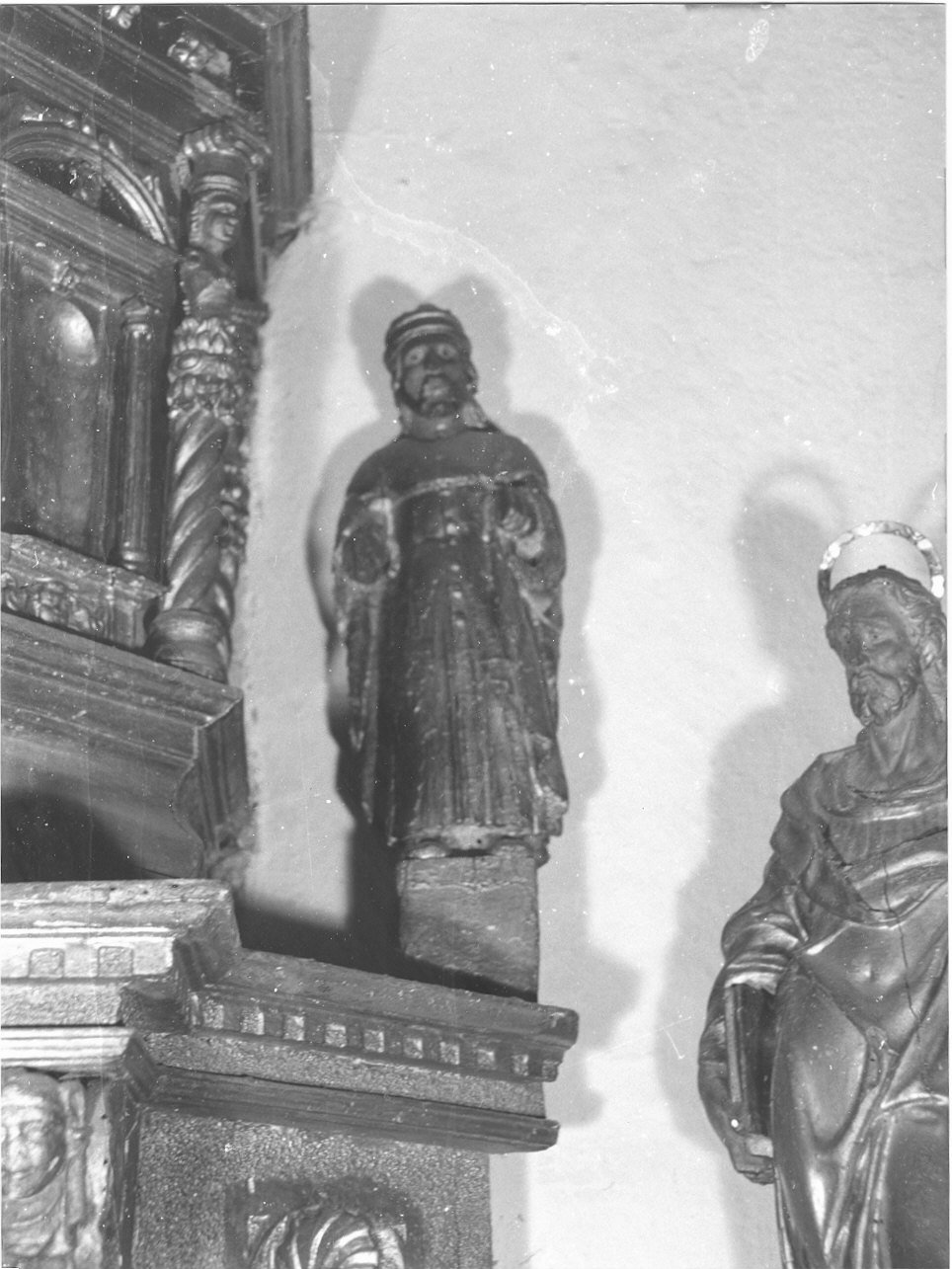 Santo (?) (statuetta, opera isolata) - bottega italiana (inizio sec. XIX)