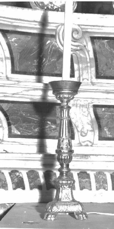 candeliere, serie - bottega ligure (sec. XIX)