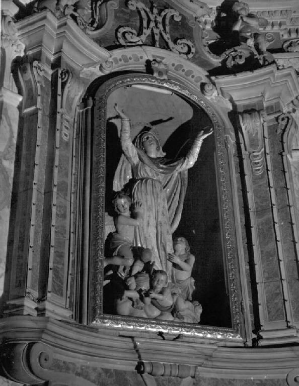 Madonna Assunta con angeli (statua, elemento d'insieme) di Drago Giovanni Battista (sec. XIX)