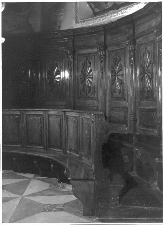 stalli del coro, serie - bottega ligure (sec. XVIII)