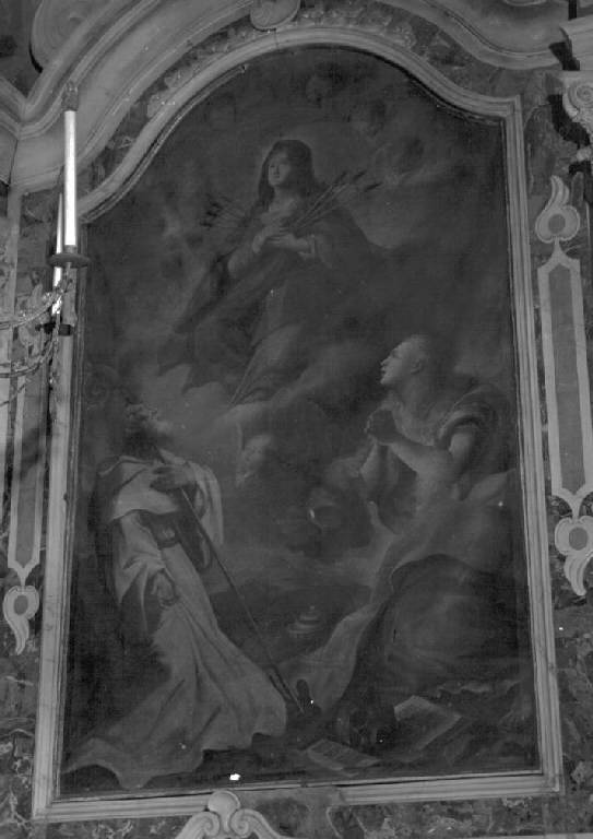 Madonna Addolorata (dipinto, elemento d'insieme) - ambito italiano (sec. XVIII)