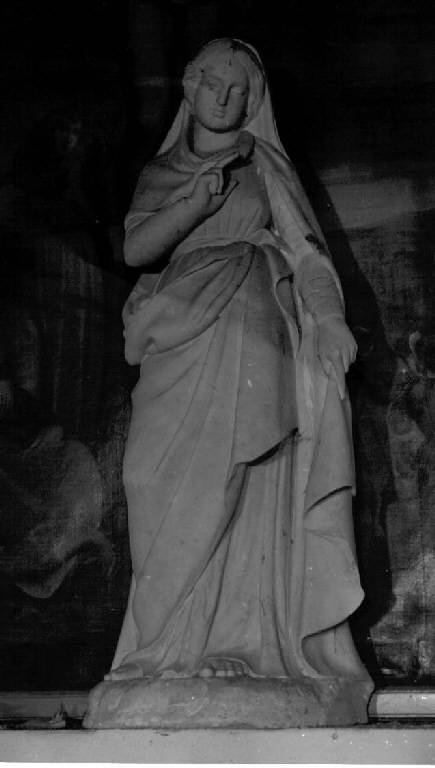 Madonna di Caravaggio, Madonna (statua, opera isolata) di Rubatto Carlo (sec. XIX)