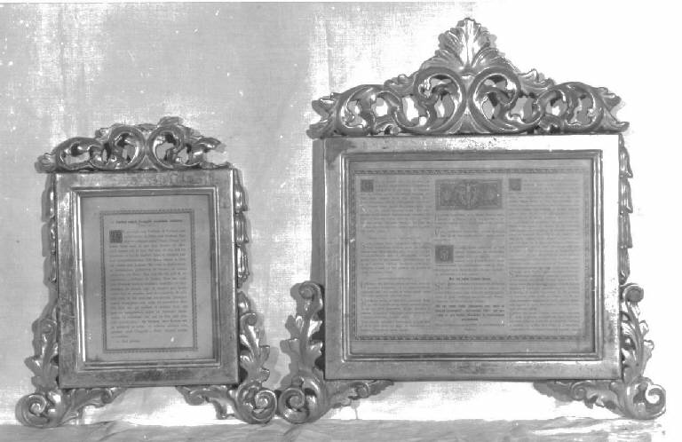 cartagloria, pendant - bottega ligure (sec. XIX)