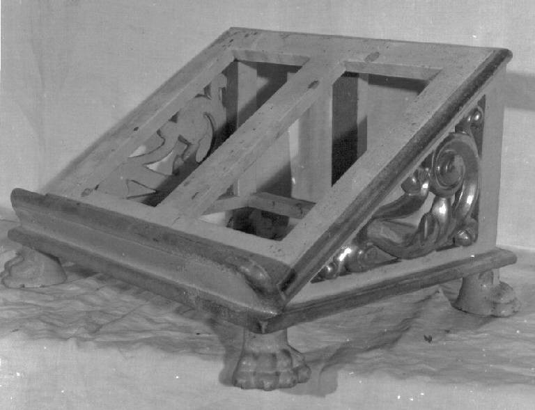 leggio d'altare, coppia - bottega ligure (fine sec. XIX)