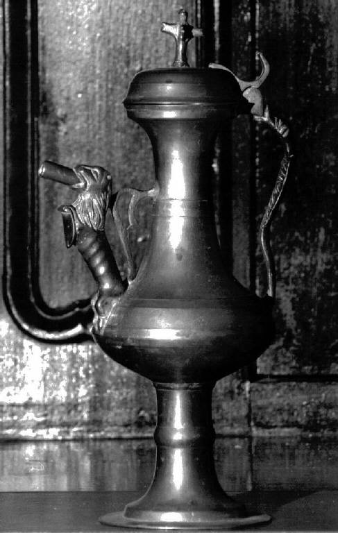 brocca, opera isolata - bottega tedesca (secc. XV/ XVI)