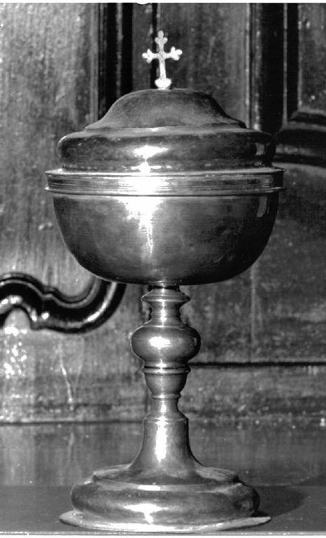 pisside, opera isolata - bottega ligure (sec. XVIII)