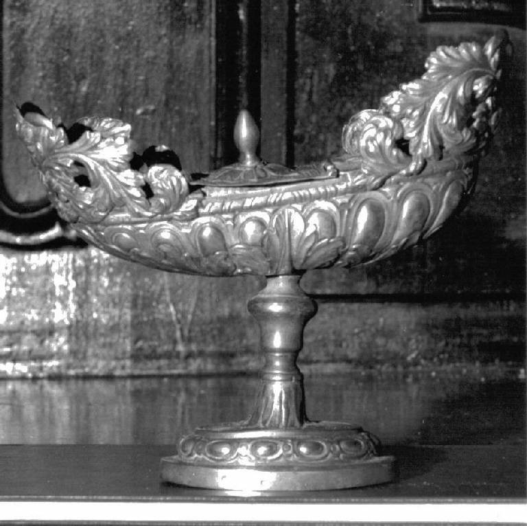 navicella portaincenso - a galeone, opera isolata - bottega ligure (ultimo quarto sec. XVIII)