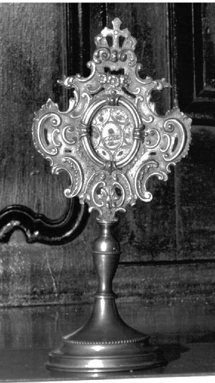 reliquiario - a ostensorio, opera isolata - bottega ligure (sec. XVIII)