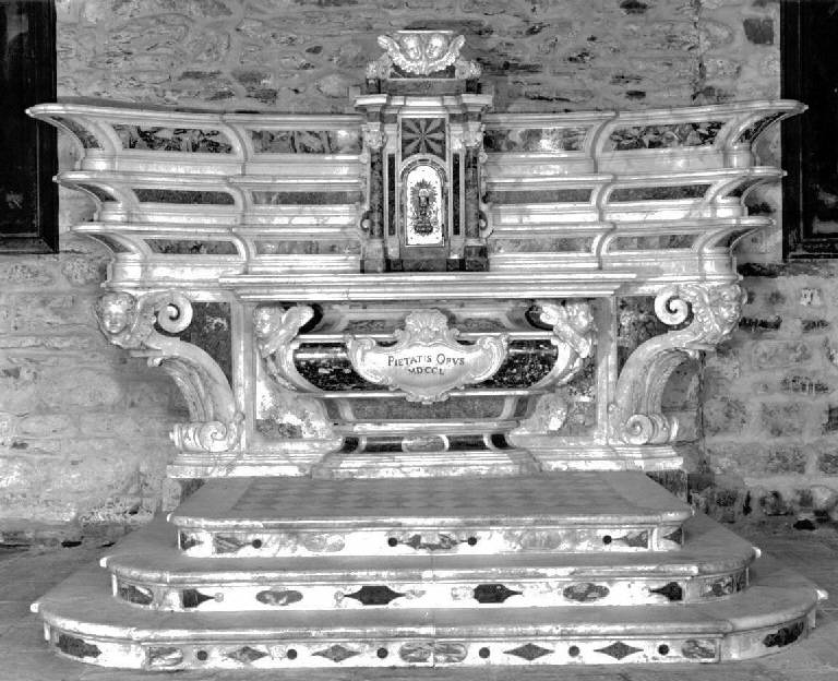 altare, insieme - bottega ligure (sec. XVIII)