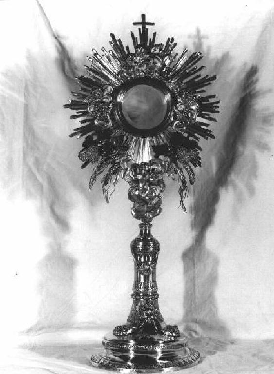 ostensorio, opera isolata - bottega genovese (sec. XIX)