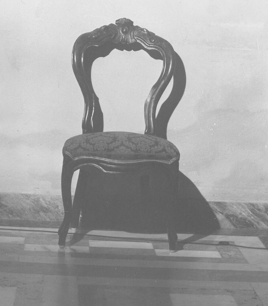 sedia, coppia - produzione italiana (sec. XIX)