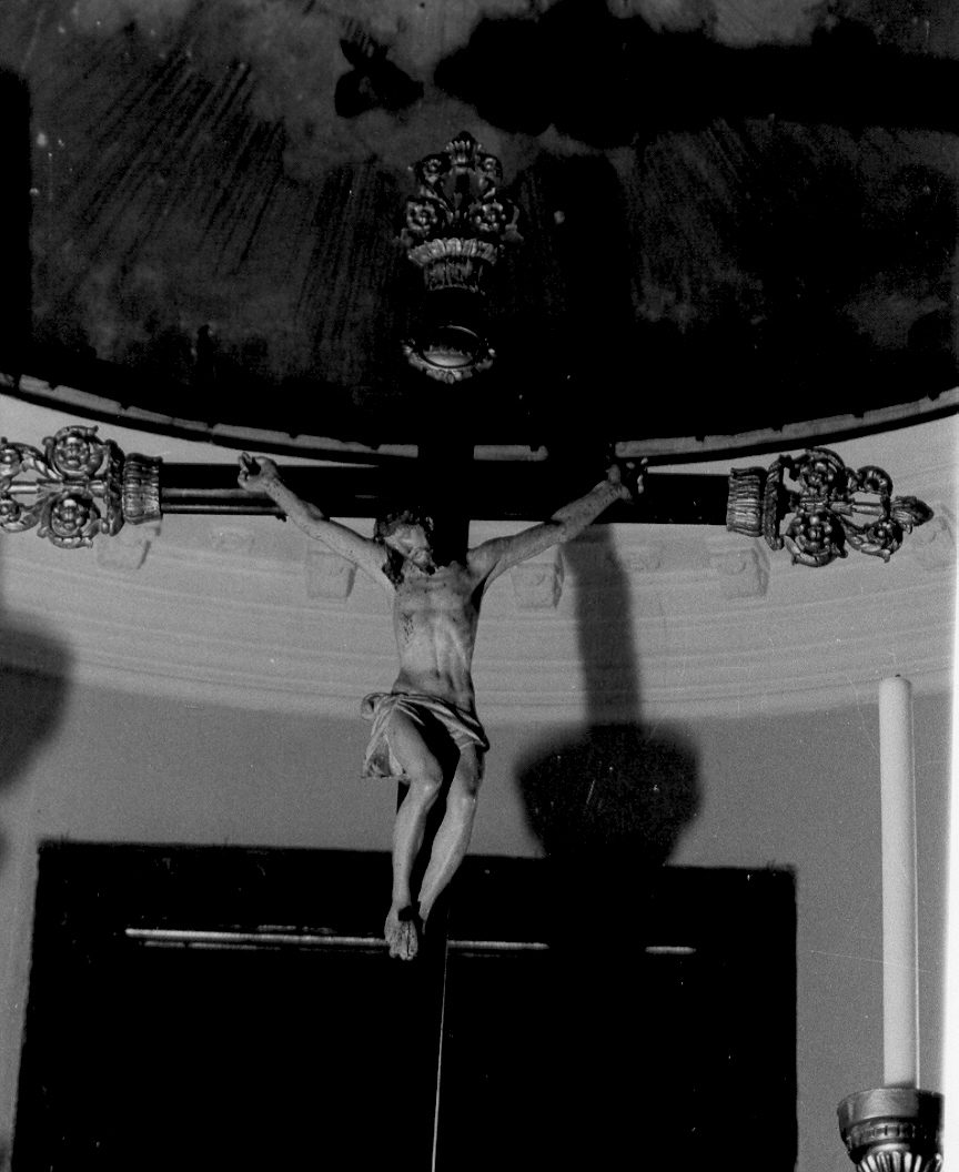 Cristo crocifisso (croce d'altare, opera isolata) - ambito ligure (sec. XIX)