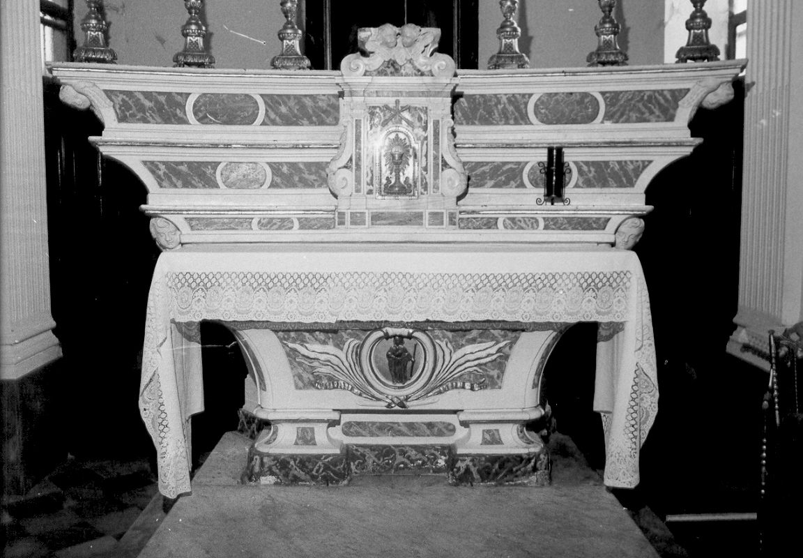 altare, opera isolata - bottega ligure (primo quarto sec. XIX)