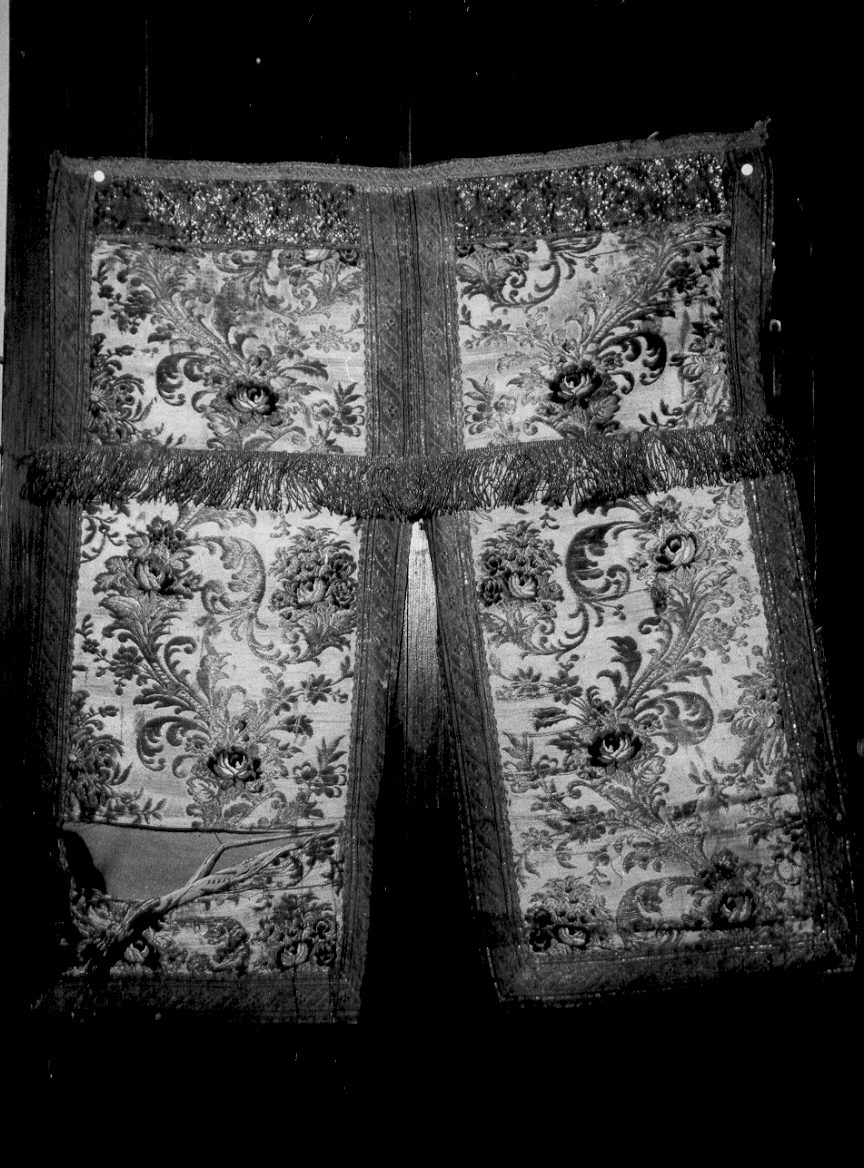 conopeo di tabernacolo, opera isolata - manifattura ligure (fine sec. XVIII)