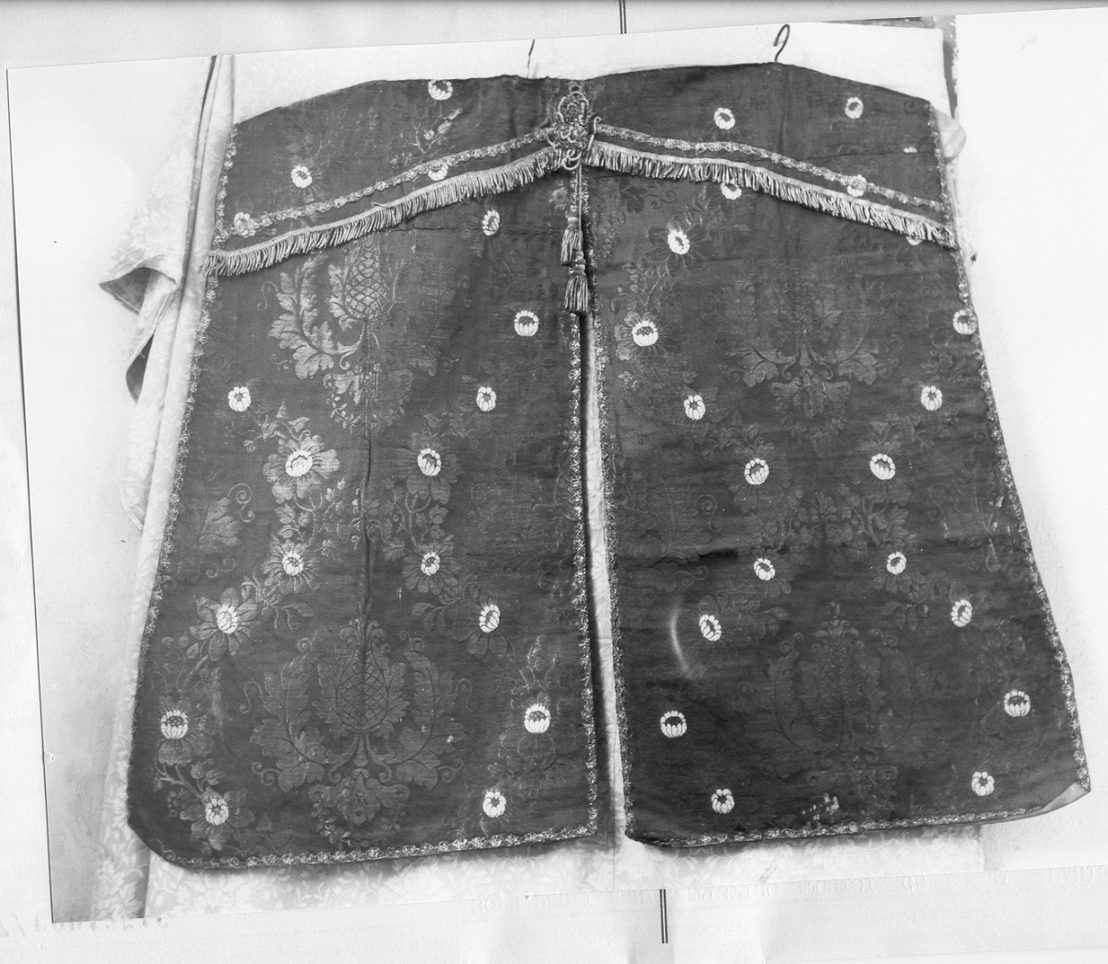 conopeo di tabernacolo, opera isolata - manifattura ligure (sec. XIX)