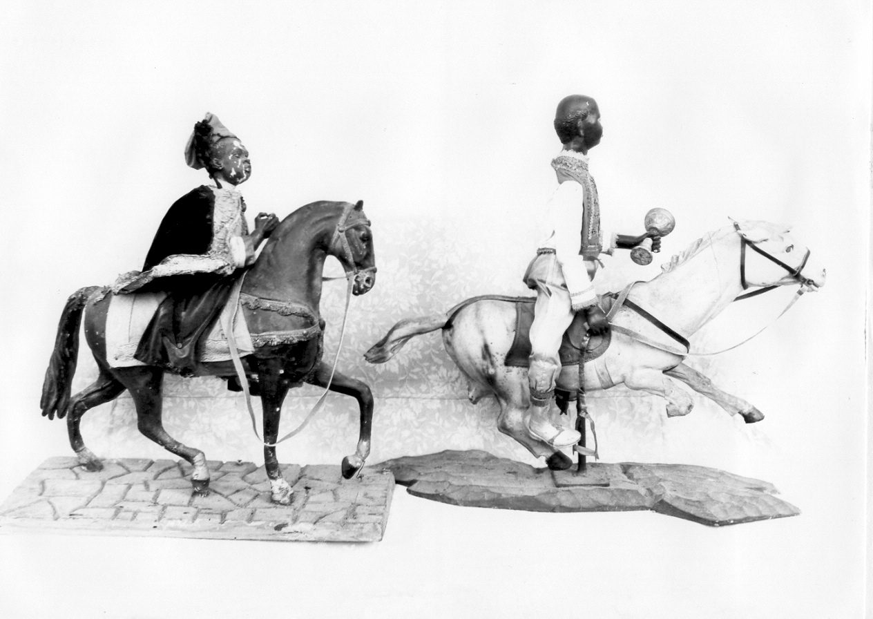 Re Magi (statuetta di presepio, insieme) - bottega ligure (inizio sec. XIX)