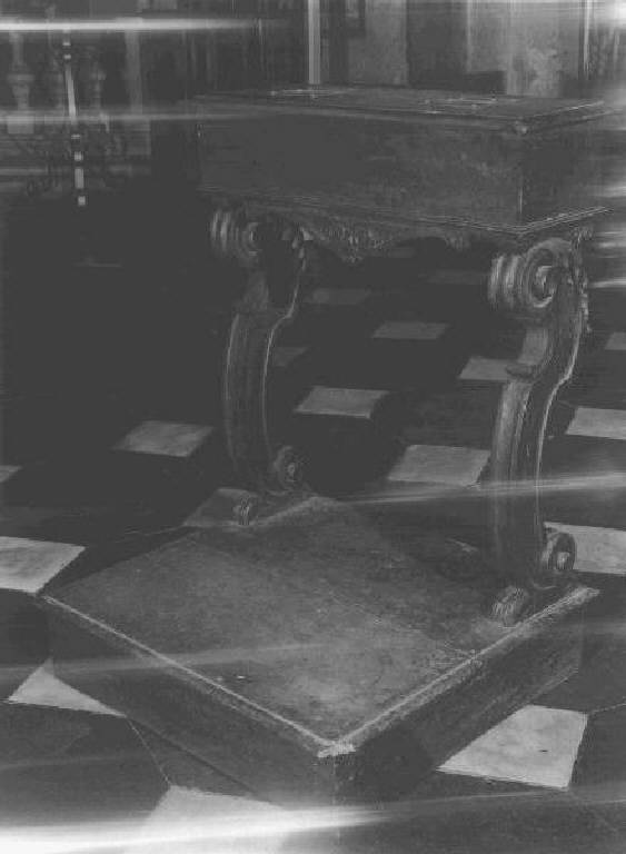 inginocchiatoio - bottega genovese (sec. XIX)