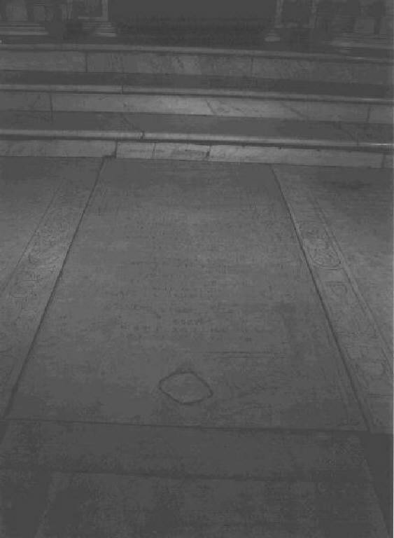 lapide - bottega genovese (prima metà sec. XVII)