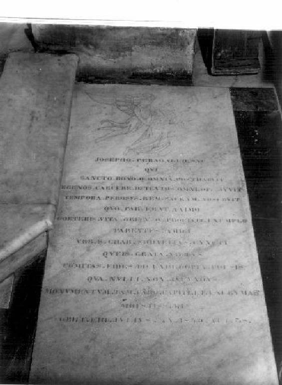 lapide tombale - bottega ligure (prima metà sec. XIX)