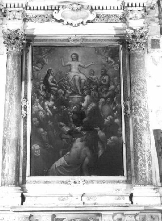 Cristo in gloria e Santi (pala d'altare) di Corte Cesare (inizio sec. XVII)