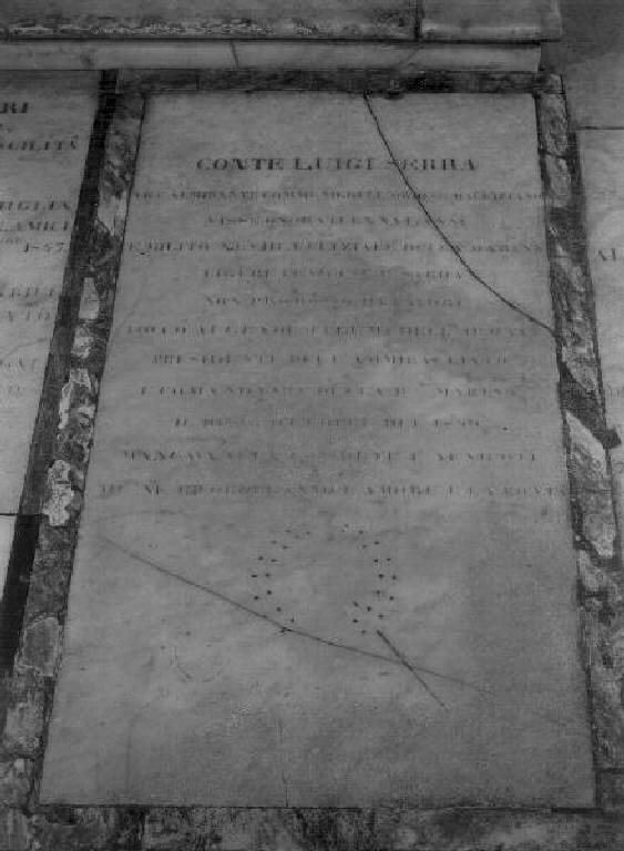 lapide tombale - bottega ligure (prima metà sec. XIX)