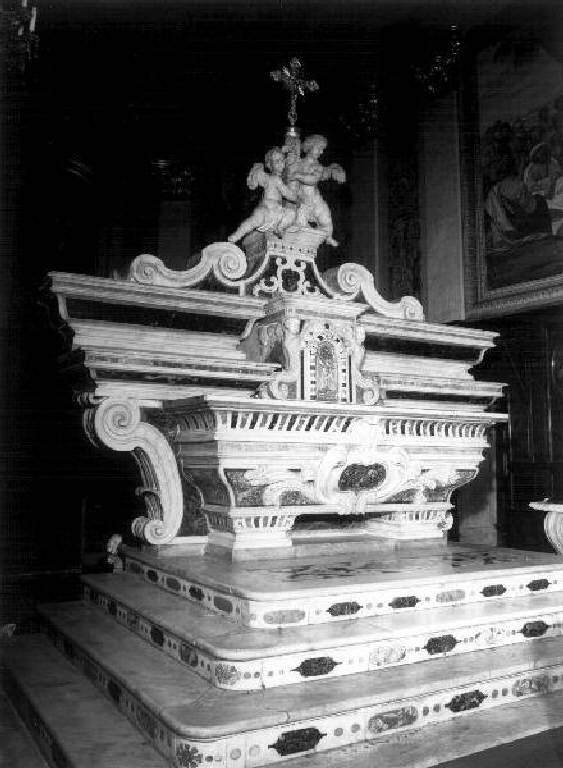 altare maggiore di Ponsonelli Giacomo Antonio (seconda metà sec. XVII)