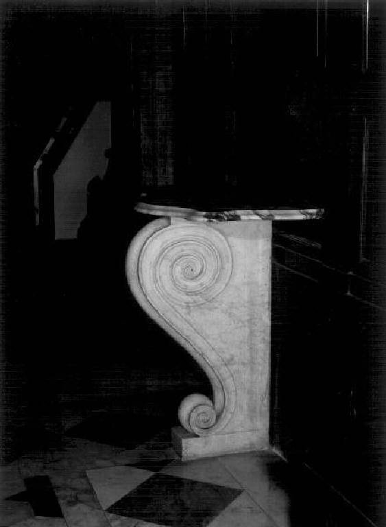 mensola - bottega ligure (secc. XIX/ XX)