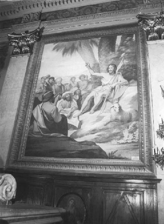 San Giovanni Battista predica nel deserto (dipinto) di Isola Giuseppe (metà sec. XIX)