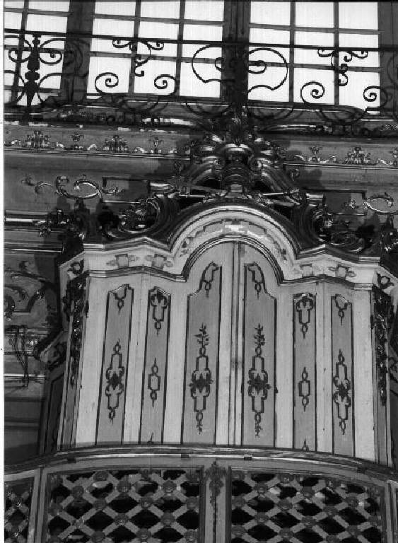 cassa d'organo - bottega genovese (primo quarto sec. XVIII)