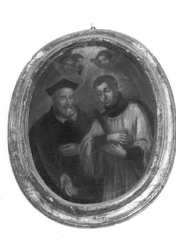 San Filippo Neri/ San Luigi (dipinto) - ambito ligure (sec. XVIII)