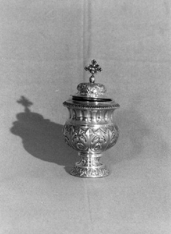 vasetti per oli santi - bottega genovese (primo quarto sec. XX)