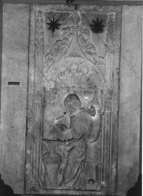 Sant'Eligio (lastra tombale) di Gagini Giovanni (attribuito) (metà sec. XV)