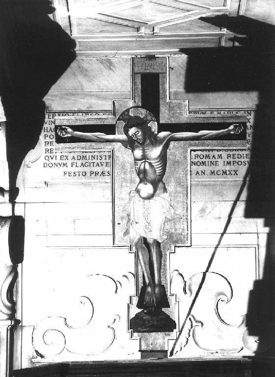 Cristo crocifisso (dipinto) di Giovanni di Pietro da Napoli (inizio sec. XV)