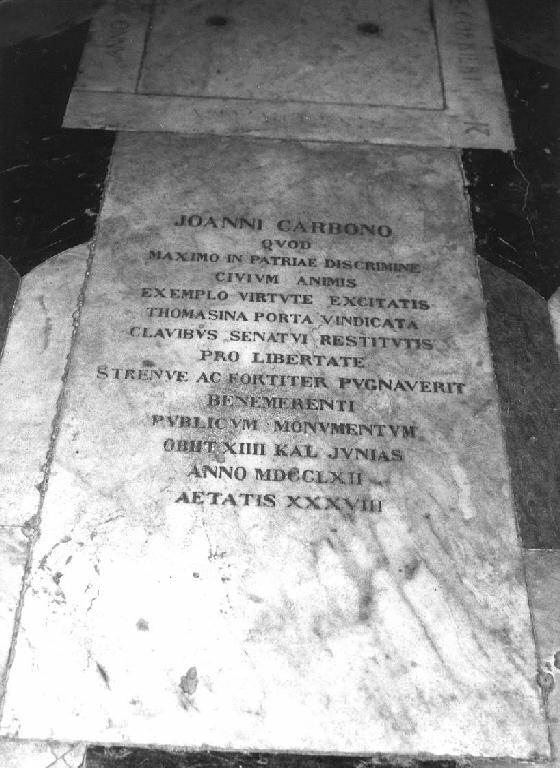 lapide - bottega ligure (terzo quarto sec. XVIII)