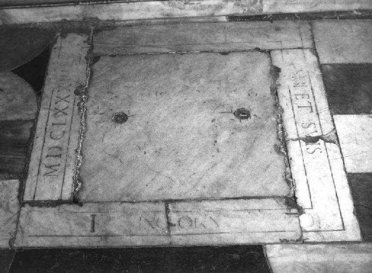 lapide - bottega genovese (ultimo quarto sec. XVII)